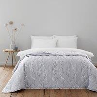 Belle Floral Grey Bedspread