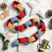 Wool Couture Paper Chain Knit Kit Blue