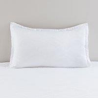 Croston Waffle White Oxford Pillowcase
