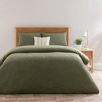 Alston Waffle Duvet Cover and Pillowcase Set