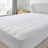 Hotel Luxury Cotton Mattress Protector White