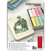 Thread Storage Tin Nostalgic 8x100m Pastel Shades