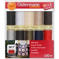 Thread Set Sew All 10x100m Basic Shades