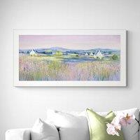 Evening Fields Framed Print