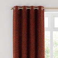 Animal Cut Velvet Eyelet Curtains