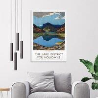 The Art Group The Lake District Wooden Wall Art