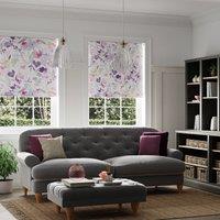 Watercolour Floral Pink Blackout Roller Blind