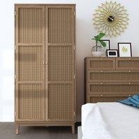 Alexander Double Wardrobe, Light Wood