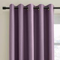 Berlin Thistle Thermal Blackout Blackout Eyelet Curtains Thistle