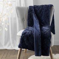 Catherine Lansfield Cosy Diamond 130cm x 170cm Throw Blanket