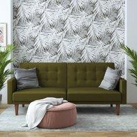 Wimberly Linen Futon Green