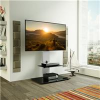 Lesina Pedestal TV Unit with Shelf for TVs up to 65"