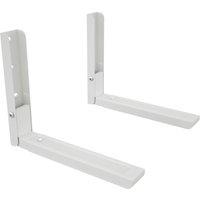 Universal Microwave Wall Bracket White