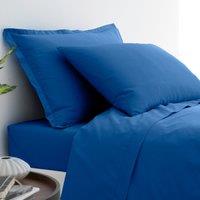 Pure Cotton Oxford Pillowcase Blue