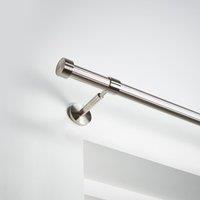 Trinity Ribbed Extendable Metal Eyelet Curtain Pole