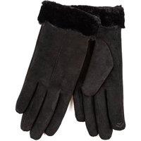 totes Isotoner Ladies Faux Suede Gloves