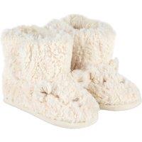 totes Animal Kid's Bootie Slippers Brown