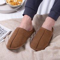 totes Isotoner Real Suede Mens Mule Slippers