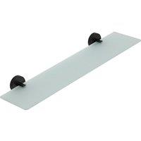 Epsom Flexi-FixTM Matt Black Glass Shelf