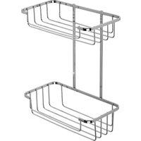 Rust-Free 2 Tier Cosmetic Caddy