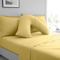 Pure Cotton V-Shaped Pillowcase Yellow