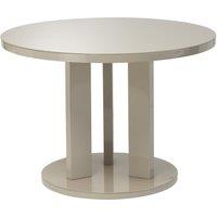 Ellie 4 Seater Round Dining Table Brown