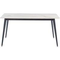 Ivy 6 Seater Dining Table, Sintered Stone