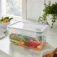 Clip Lock Rectangle Container 2L Clear