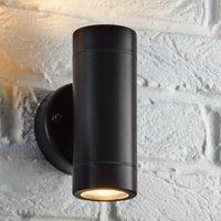 Vogue Lighting Alonzo Outdoor 2 Light Wall Light Black