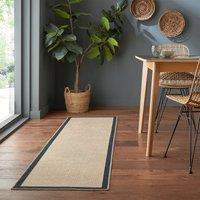 Herringbone Washable Runner Natural