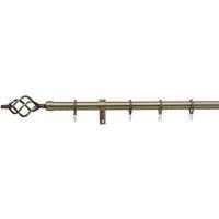 Universal Cage 19mm Extendable Curtain Pole Beige