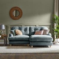 Martha Vintage Velvet Corner Chaise