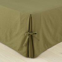 Soft Washed Cotton Valance Green