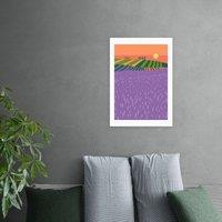East End Prints Lavender Fields Print