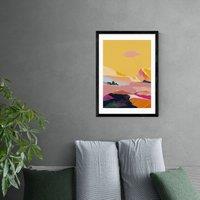 East End Prints Abstract Pink Dream Cloud Print