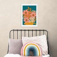 East End Prints Mid Century Bouquet Print