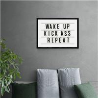 East End Prints Kick Ass Repeat Print