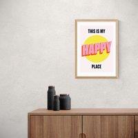 East End Prints Happy Place Print