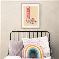 East End Prints Go Get'em Tiger Print