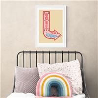 East End Prints Go Get'em Tiger Print