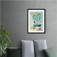 East End Prints Relaxing Bath Print
