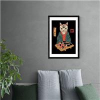East End Prints Neko Sushi Bar Print