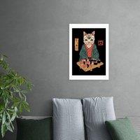 East End Prints Neko Sushi Bar Print