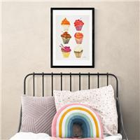 East End Prints Cupcakes Print