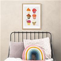 East End Prints Cupcakes Print