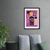 East End Prints Prosecco Print