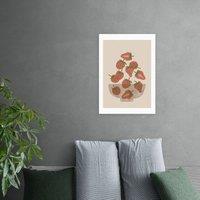 East End Prints Strawberry Bowl Print