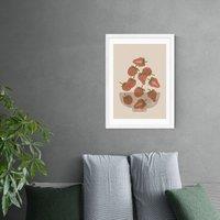 East End Prints Strawberry Bowl Print