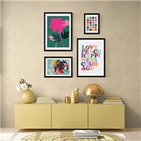 Set of 4 East End Prints Happiness Prints