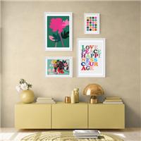 Set of 4 East End Prints Happiness Prints